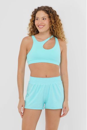 TOP FITNESS NANNY AZUL AGUA MARINHA