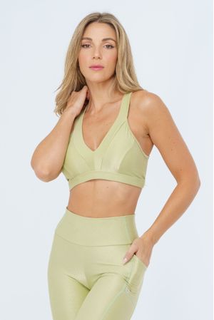 TOP FITNESS BASICO LYNX VERDE ABACATE