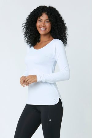 BLUSA FITNESS BOREAL ML BRANCO