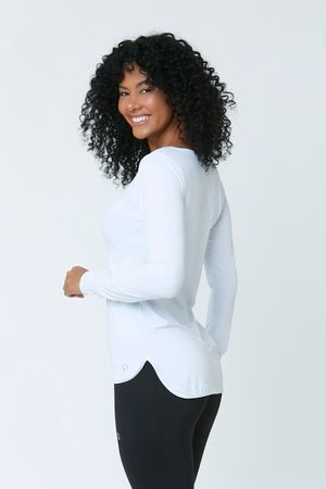 BLUSA FITNESS BOREAL ML BRANCO
