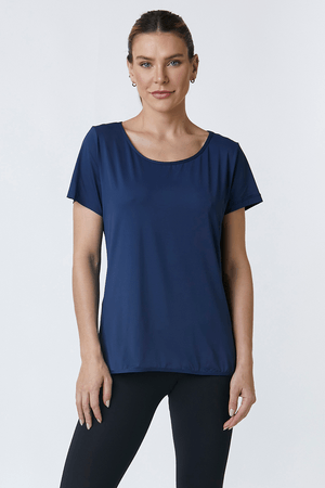 BLUSA FITNESS BOREAL AZUL MARINHO
