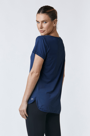 BLUSA FITNESS BOREAL AZUL MARINHO
