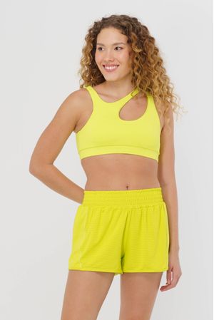 SHORT FITNESS ESPECTRO VERDE NEON