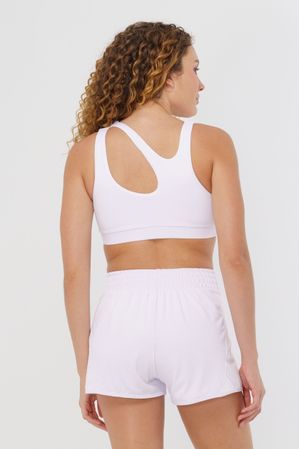 SHORT FITNESS ESPECTRO BRANCO