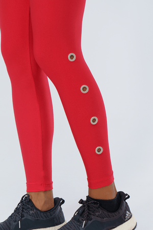 CALÇA LEGGING BASICA INDEX VERMELHO