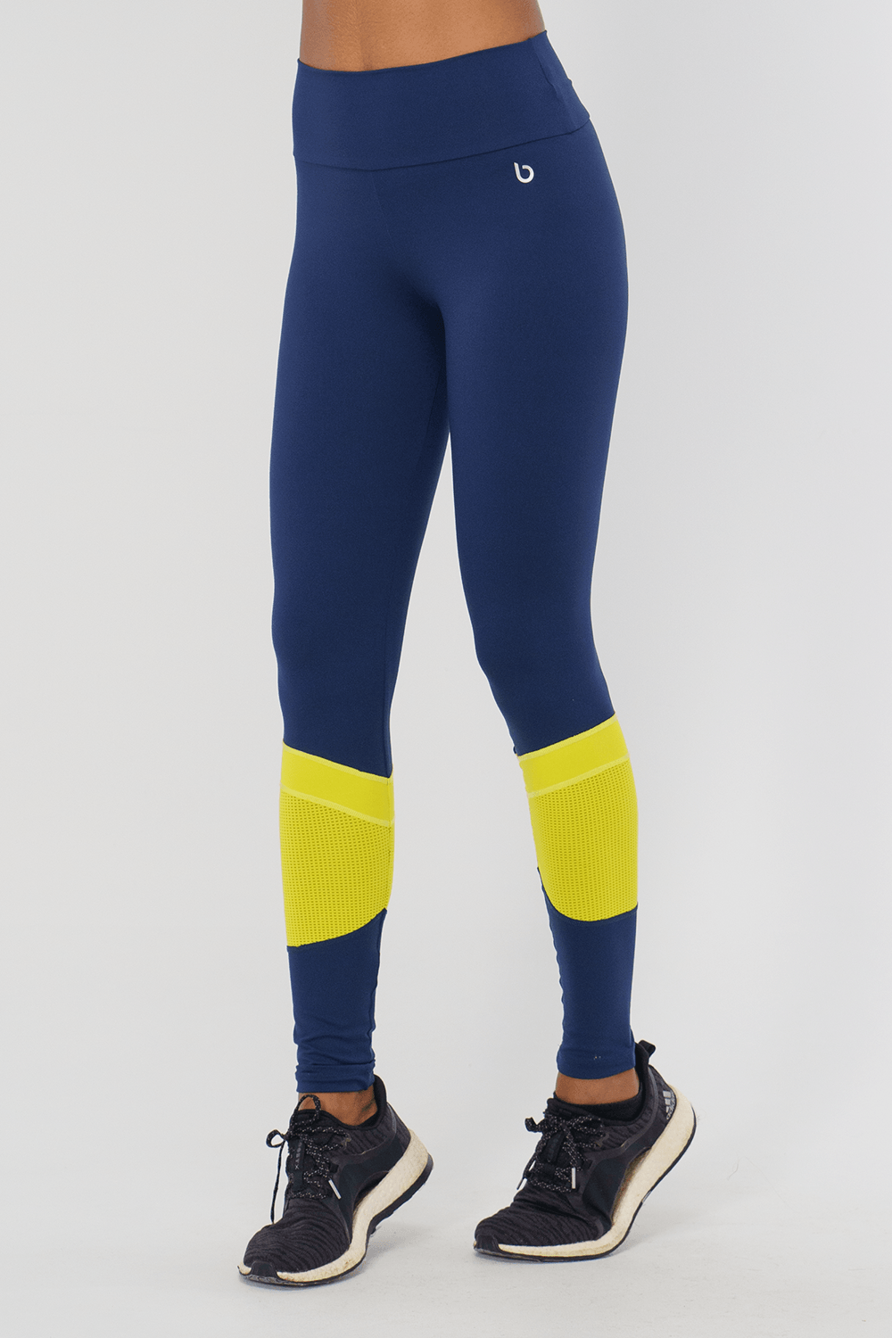 CALÇA LEGGING ESPECTRO AZUL MARINHO/VERDE NEON