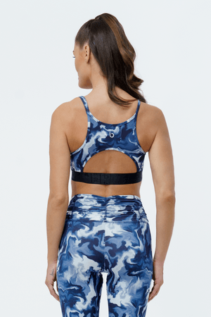 TOP FITNESS SATURNO AZUL/ABSTRATO
