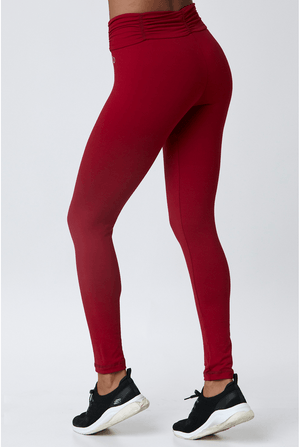 CALÇA LEGGING BABY SUPLEX VERMELHO BATOM