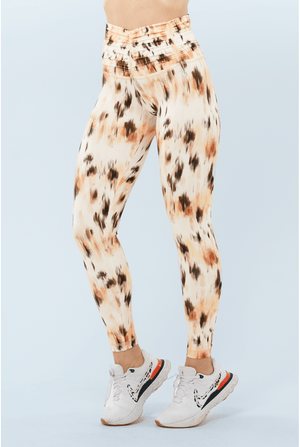 CALÇA LEGGING NEW BABY SAVANA LARANJA / ANIMAL PRINT