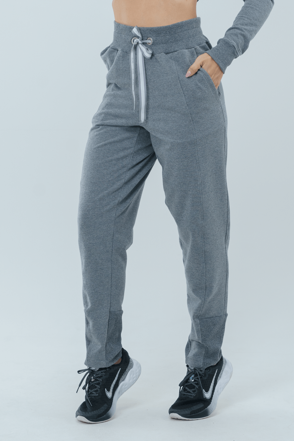 CALÇA MOLETOM ALPES CINZA MESCLA