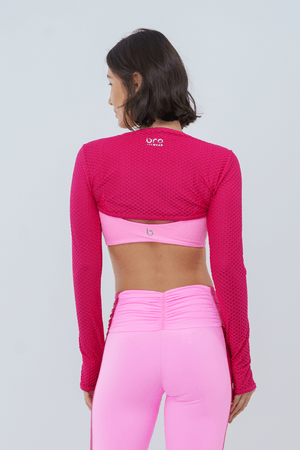 SLEEVE FAIA ROSA CEREJA