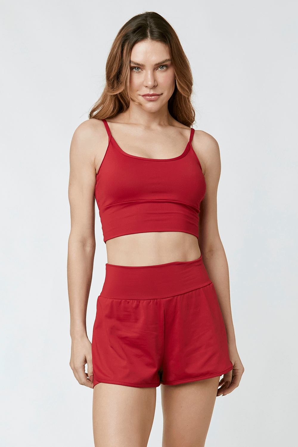 TOP CROPPED PINK VERMELHO