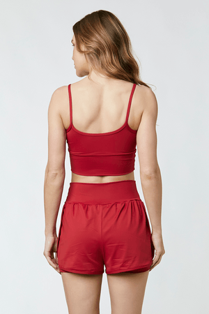 TOP CROPPED PINK VERMELHO