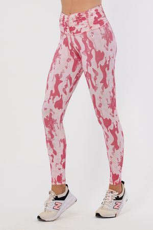 CALÇA LEGGING NEW BABY FLIP SALMAO SALMAO/ABSTRATO