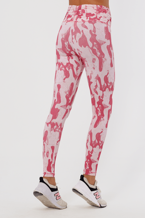 CALÇA LEGGING NEW BABY FLIP SALMAO SALMAO/ABSTRATO