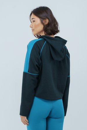 CASACO ZINCO PRETO/VERDE MATA