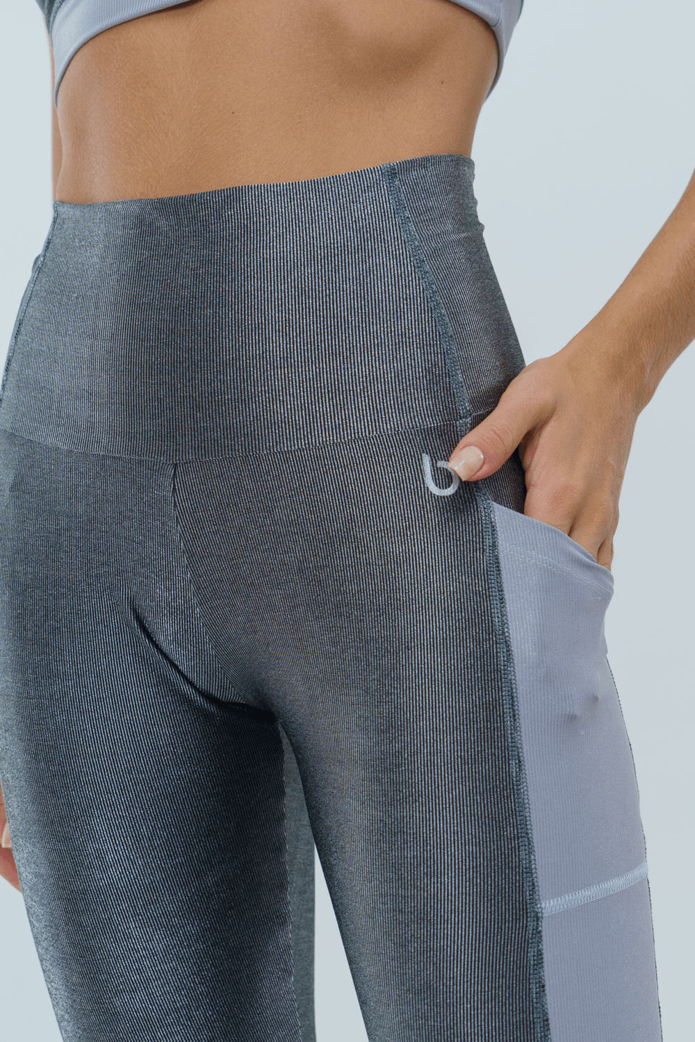 CALÇA LEGGING CRISTAL PRATA NIQUEL/PRATA
