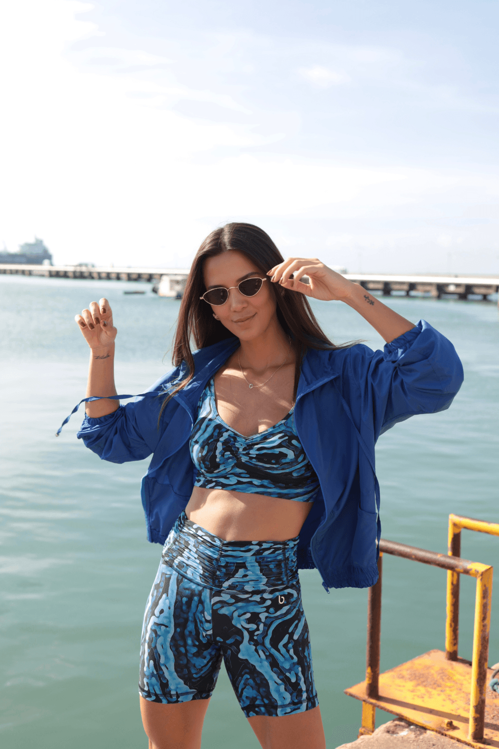 BERMUDA NEW BABY PYXIS AZUL/ABSTRATO