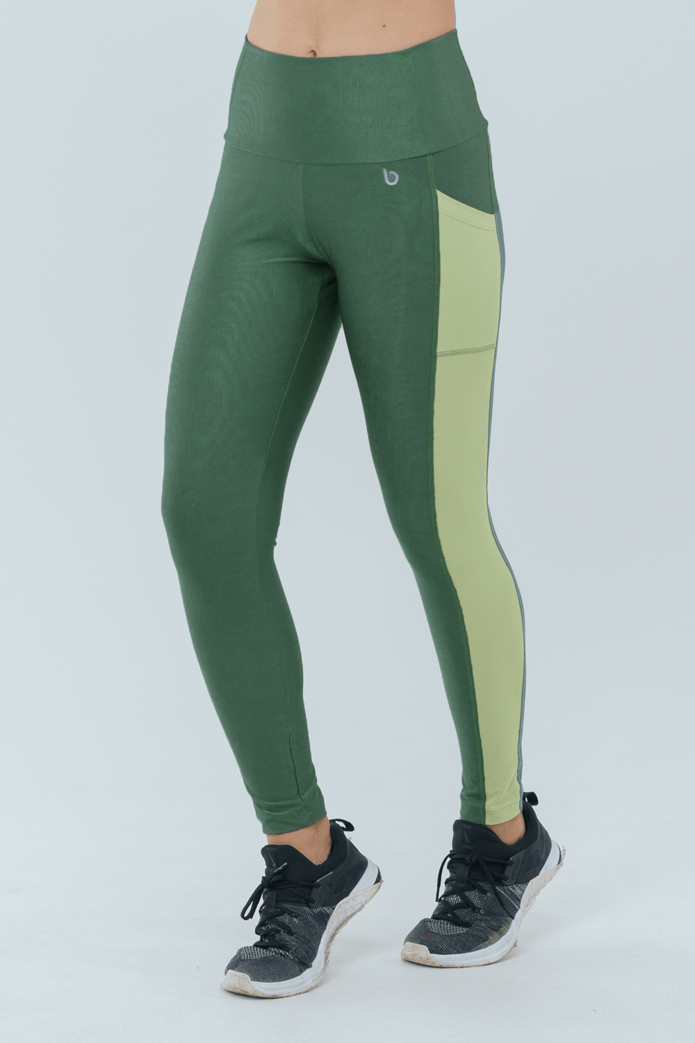 CALÇA LEGGING CRISTAL VERDE CROCO/VERDE ABACATE