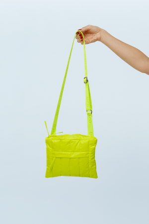 BOLSA NYLON PEQUENA AMARELO NEON