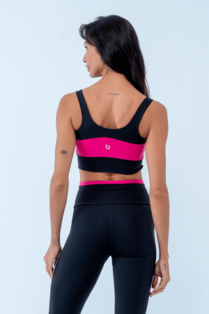 TOP FITNESS DT NIMBUS ROSA PINK/PRETO