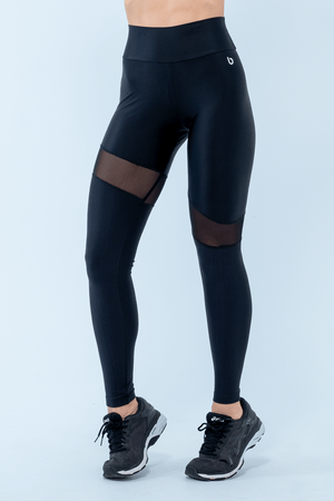 CALÇA LEGGING BERLIM PRETO/TEXTURA PRETO