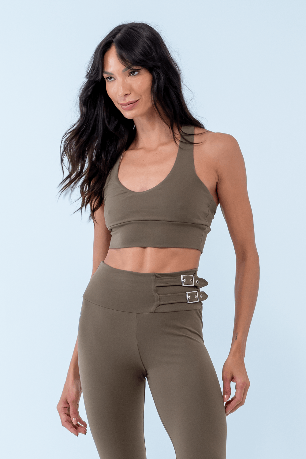 TOP FITNESS PIER  MARROM MEDIO