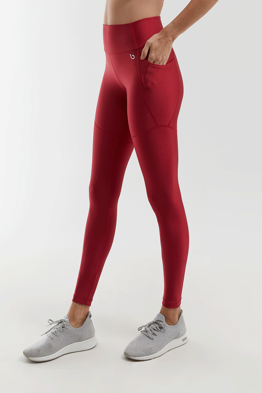 CALÇA LEGGING CROMO VERMELHO BATOM