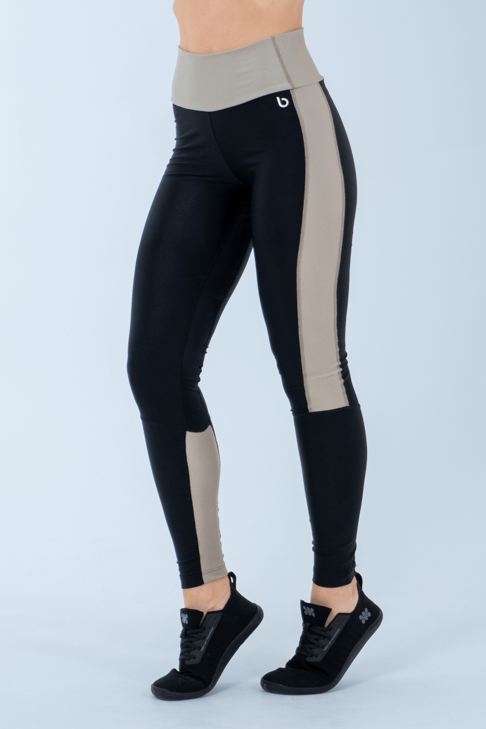 CALCA LEGGING DT VORTEX PRETO/ PRATA ANTIGO