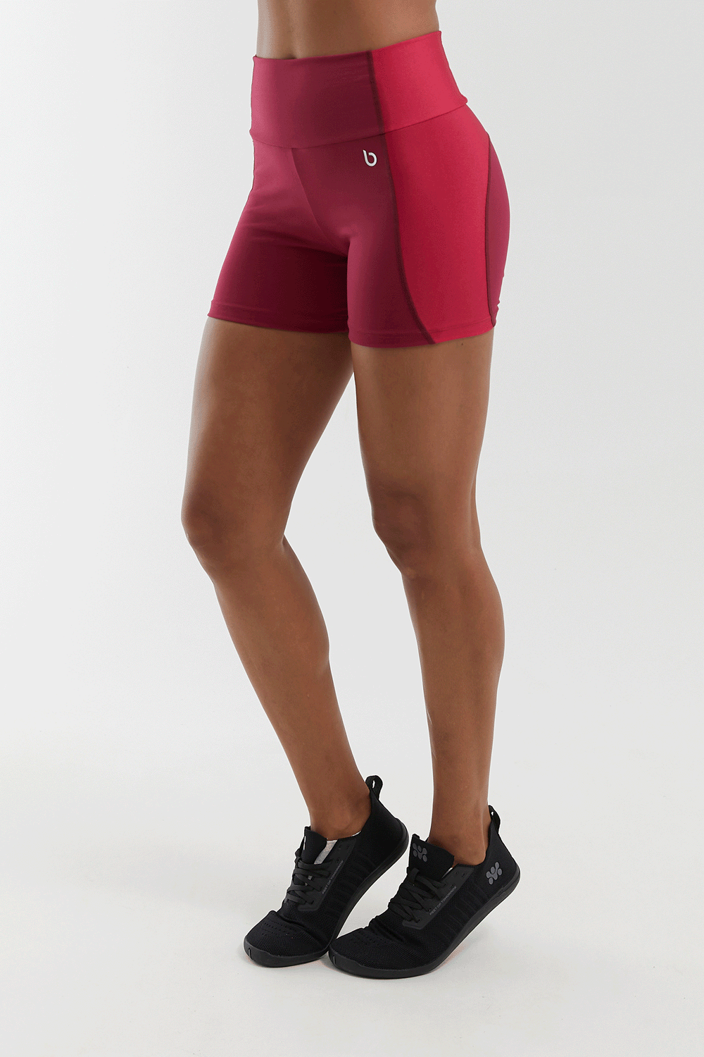 SHORT FITNESS DT CHERRY VINHO CARMIN/ ROSA CEREJA