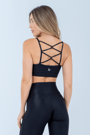 TOP FITNESS OBRE PRETO/CANELADO