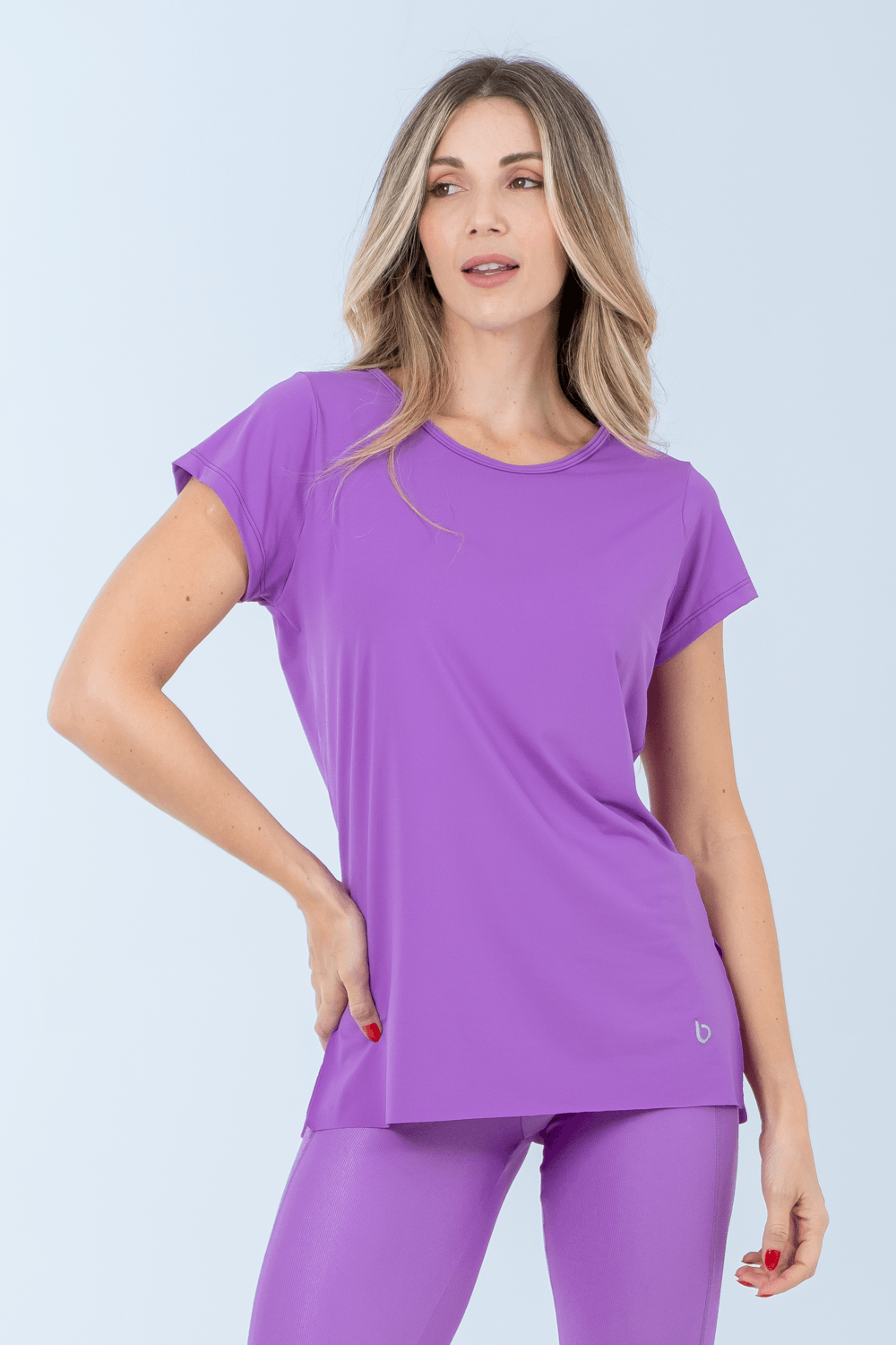 BLUSA FITNESS NEBULA LILAS ESCURO