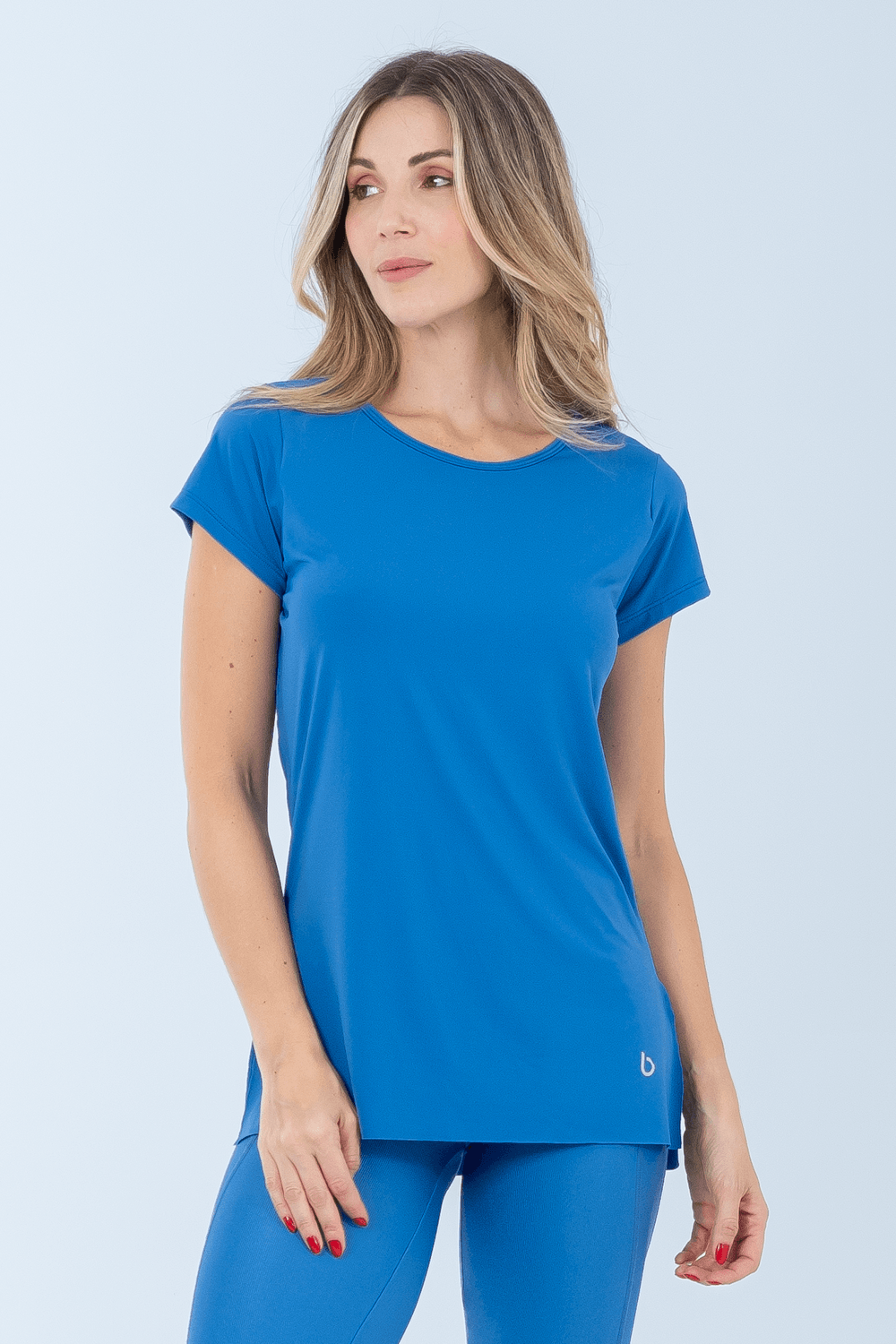 BLUSA FITNESS NEBULA AZUL TITAN
