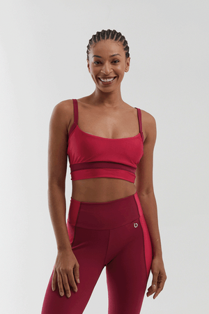 TOP FITNESS DT CHERRY VINHO CARMIN/ ROSA CEREJA
