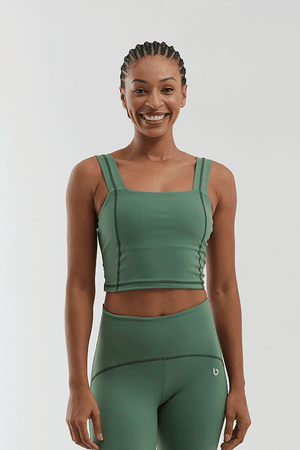 TOP CROPPED FRESCOR VERDE BAMBU