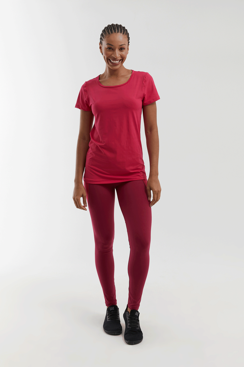 BLUSA FITNESS MAGALI ROSA CEREJA