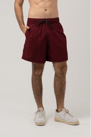 SHORT MASCULINO RAPHA VINHO BAROLO
