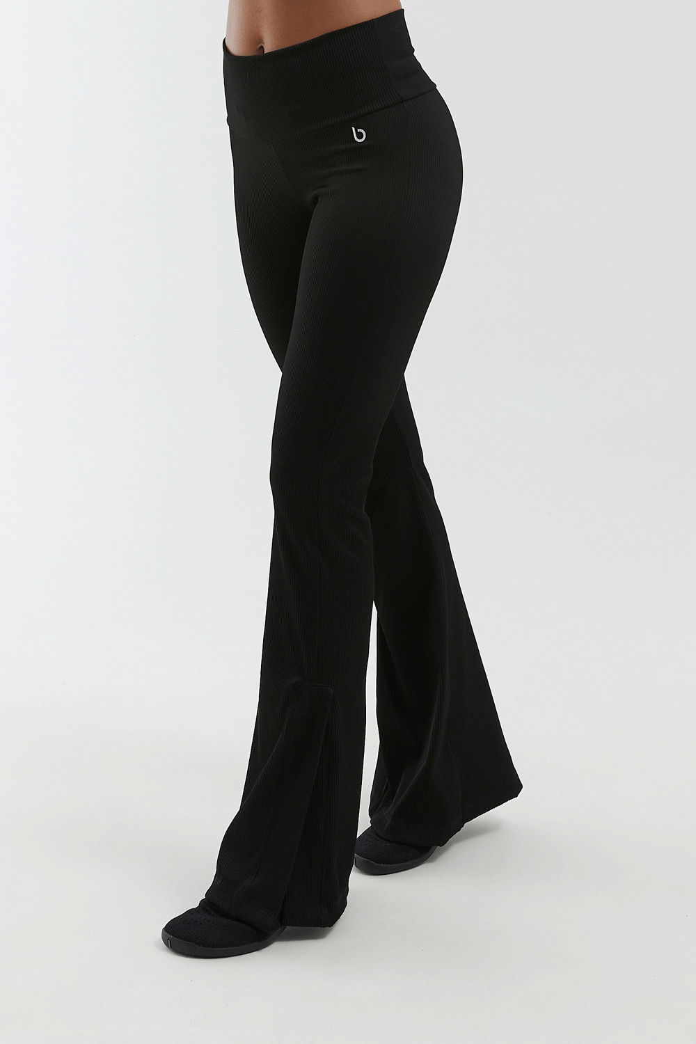 CALÇA BAILARINA AURA PRETO/CANELADO