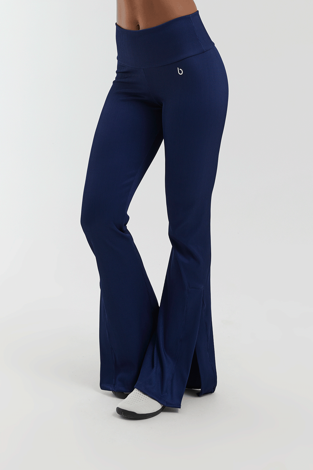 CALÇA BAILARINA AURA AZUL MARINHO/ CANELADO