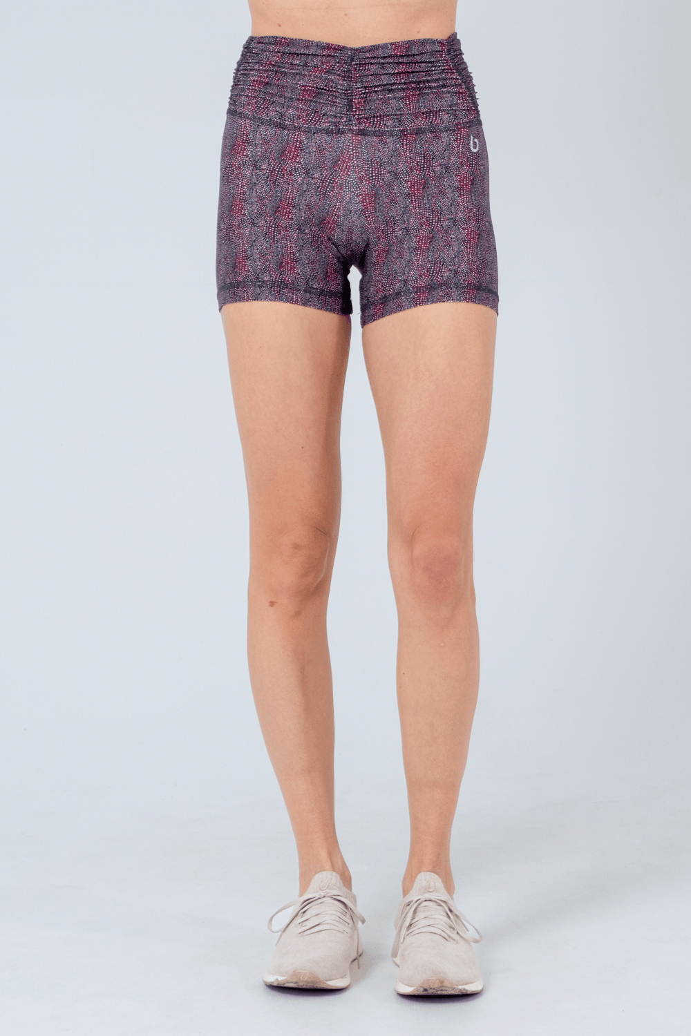SHORT FITNESS NEW BABY SWAY VINHO/ANIMAL PRINT