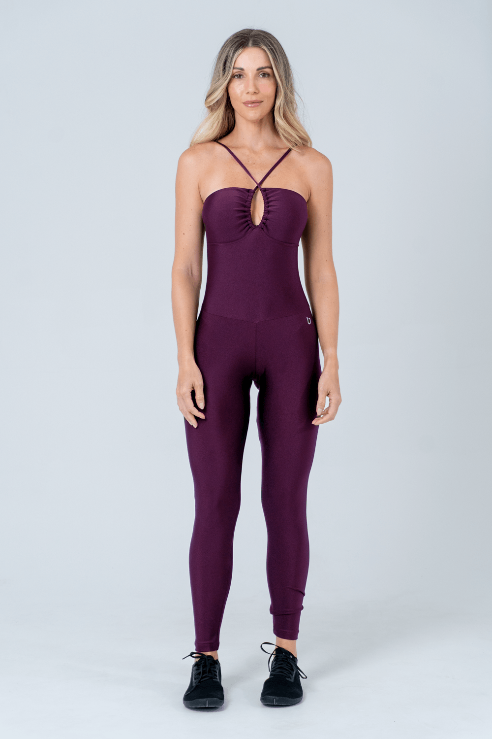 MACACÃO FITNESS MALVA ROXO DELUXE