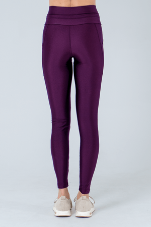 CALÇA LEGGING MALVA ROXO DELUXE