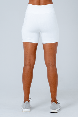 SHORT FITNESS BRO BRANCO/TEXTURA