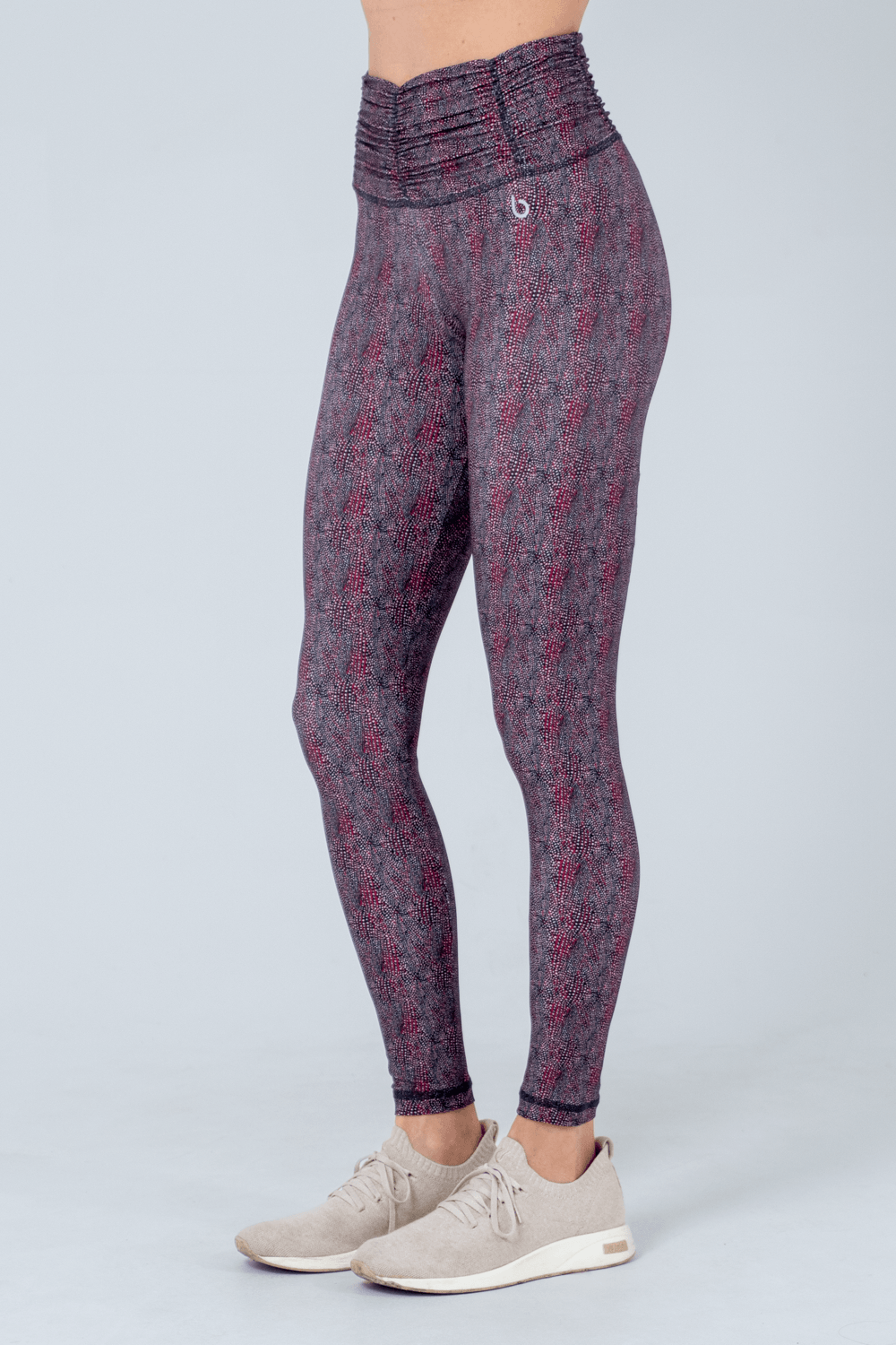 CALÇA LEGGING NEW BABY SWAY VINHO/ANIMAL PRINT