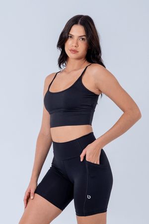 TOP CROPPED PINK PRETO