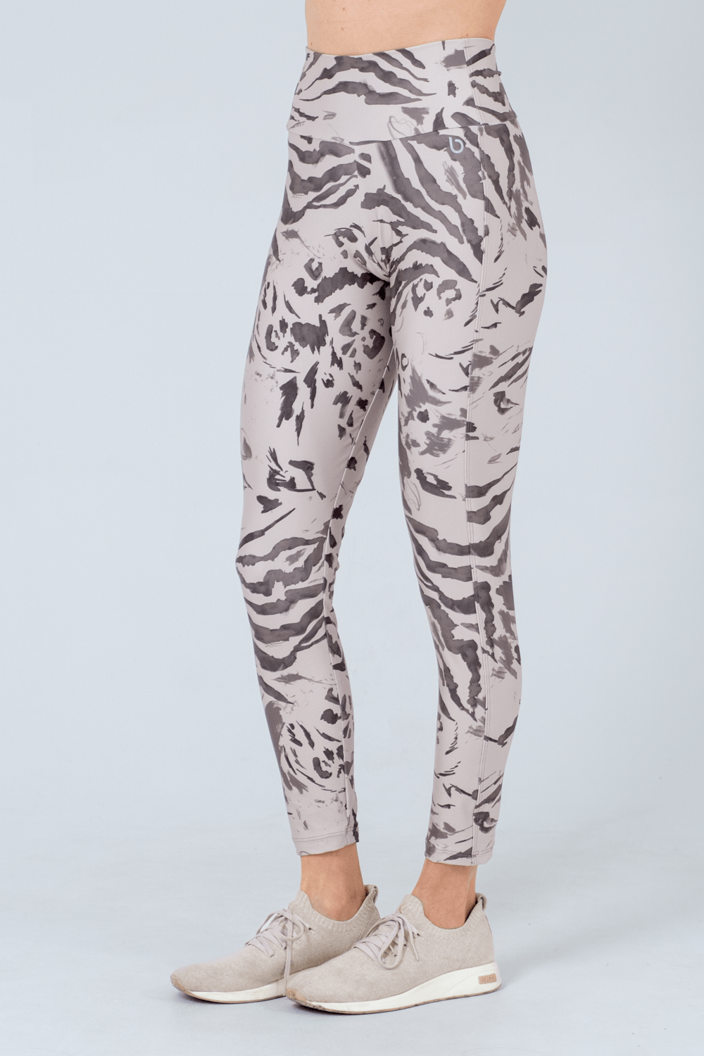 CALÇA LEGGING CONCEPT CREME/ANIMAL PRINT