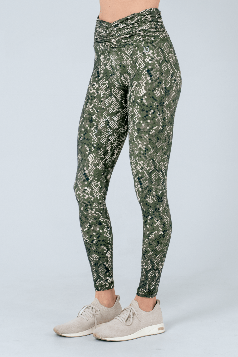CALÇA LEGGING NEW BABY SWAY VERDE/ANIMAL PRINT