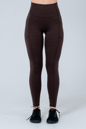CALÇA LEGGING CARBON MARROM GRAFFIATO