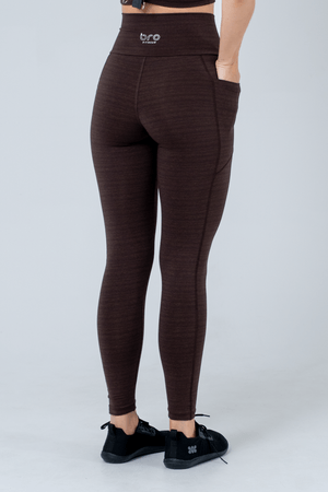 CALÇA LEGGING CARBON MARROM GRAFFIATO