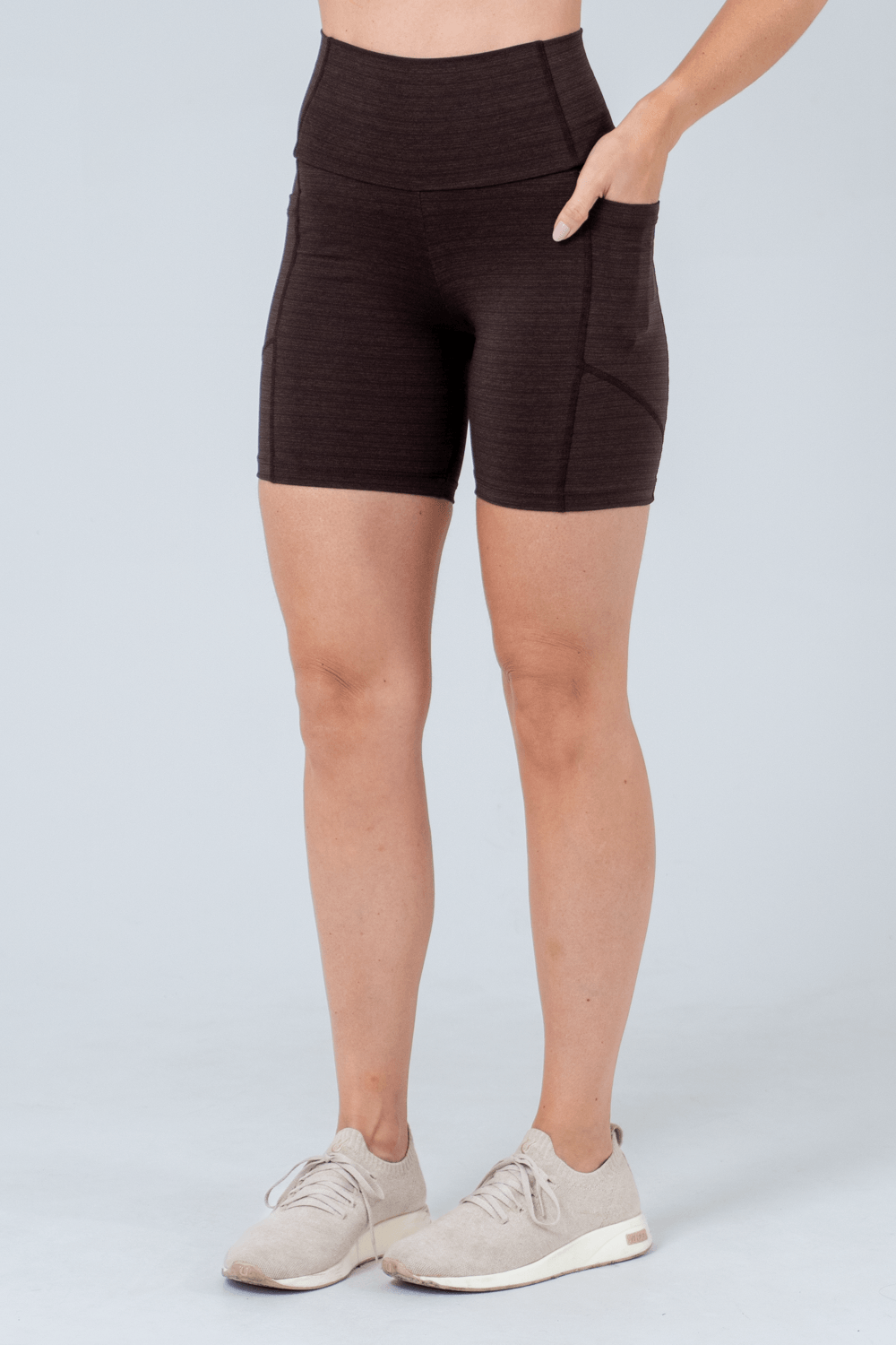 BERMUDA FITNESS CARBON MARROM GRAFFIATO